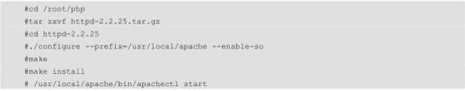 安装Apache Web服务器