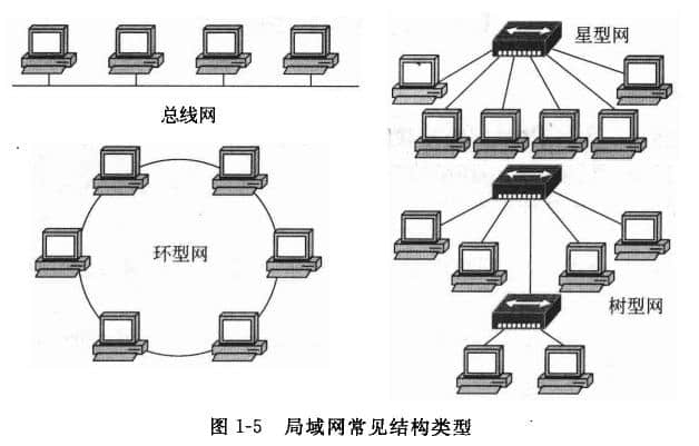局域网常见结构类型